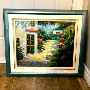 Rare painting by Warren Brandt. Original Oil, brand new condition.